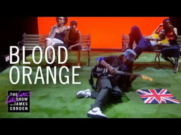 Blood Orange Performs “something To Do” & “dark & Handsome” On The Late Late Show